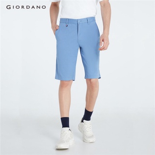 GIORDANO กางเกงขาสั้นผู้ชาย - Mens Mid-rise Slim Pocket Bermuda 01101202