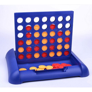 เกมเรียงสี่ เกมส์ 4 แถว four in a row บอร์ดเกมของเล่นสําหรับเด็ก ขนาด 19x22x16ซม Connect 4 Game on 4 in a row