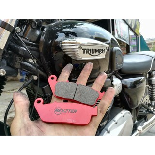 ผ้าเบรคหน้าNexzter TRIUMPH TIGER 800, DAYTONA, BONNEVILLE T100, T120, STREET TWIN, BOBBER, STREET CUP, STREET SCRAMBLER