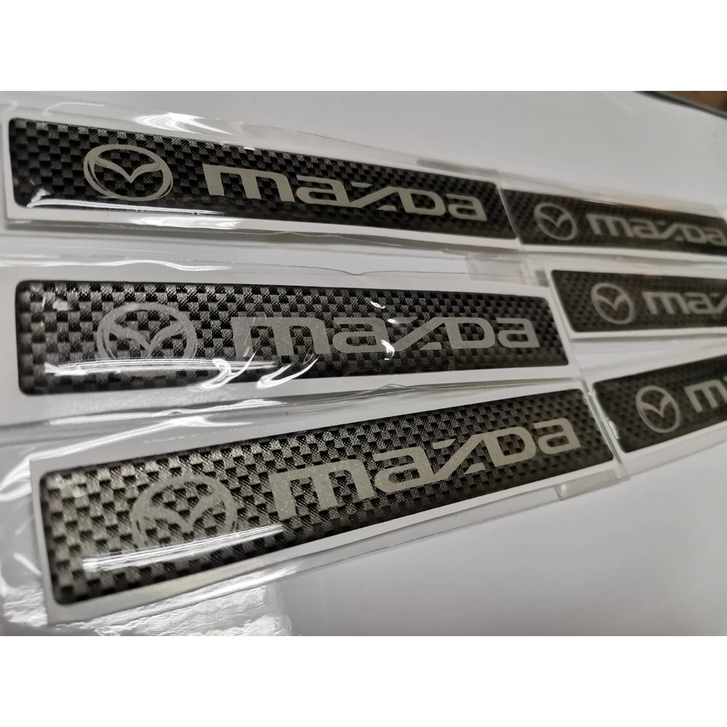 สติ๊กเกอร์เทเรซิ่นนูนอย่างดี พื้นเคฟล่าร์ สำหรับรถ MAZDA ได้ทุกรุ่น MAZDA SPEED ติดรถ แต่งรถ มาสต้า สปีด sticker kevlar - รูปที่ 5