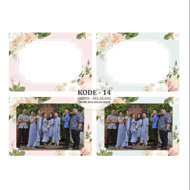 Photobooth Frame ทําจากกระดาษแข็งหนา 310g | รหัส -14