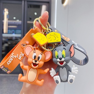 พวงกุญแจ จี้การ์ตูน Tom Jerry Cat and Mouse เครื่องประดับ ของขวัญ