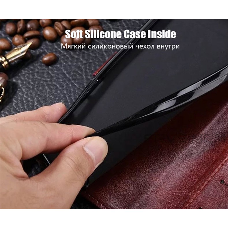 เคส Case for Xiaomi Redmi Note 13 12 11 11s 9s 10s 10 9 Pro 9A 9T 9C 11T 13T Poco X3 NFC X5 5G Flip Cover Phone Casing Wallet Leather Shockproof with Card Slot Magnetic Close เคสเคสโทรศัพท์หนังฝาพับพร้อมช่องใส่บัตรสําหรับ ราคา ถูกที่สุด ดีลบีเคเค แกลเลอรีภาพที่ 9
