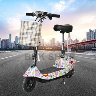 (ใหม่) สกู๊ตเตอร์ไฟฟ้า Electric Scooter 24V ไฟหน้า LED จักรยานไฟฟ้า สกูดเตอร์ไฟฟ้า E-Scooter มอเตอร์ 350W