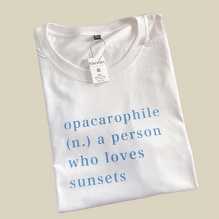 เสื้อยืดผ้าฝ้ายพิมพ์ลายแฟชั่นเสื้อยืดผ้าฝ้ายเสื้อยืด opacaraphile|sherbet.teeshop