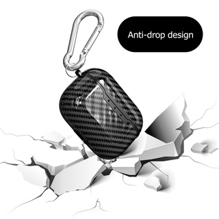 Carbon Fiber for AirPods 3 Case รุ่นที่ 3 เคส ใหม่ for AirPods 1 2 Case หูฟังเคส  for AirPods Pro เคสที่ 3 พร้อมพวงกุญแจ