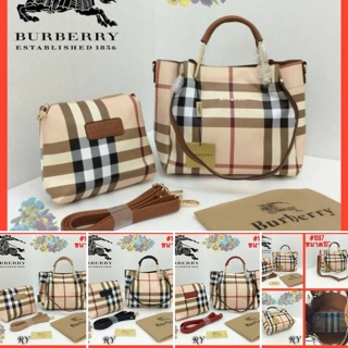 👜 กระเป๋าแบรนด์ :  Burberry ✔ เกรด      :  พรีเมียม 👉 size       :  10 นิ้ว ( โดยประมาณ )