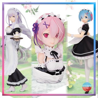 [สินค้าพร้อมส่ง] ฟิกเกอร์ Bandai Ichiban Kuji Re:Zero Ram Emilia Rem