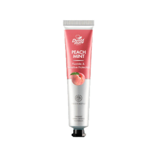 Dentamate Peach Mint Herbal Extract Toothpaste เดนตาเมท ยาสีฟันสมุนไพรสกัด พีชมินต์