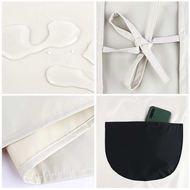 สไตล์ญี่ปุ่นพีวีซีผ้ากันเปื้อนผ้ากันเปื้อนครัวผ้ากันเปื้อนกันน้ําตีมบาริสต้าผ้ากันเปื้อนครัวผู้หญิงร้านอาหารคราบทํางานผ้ากันเปื้อนทําอาหารบ้ - รูปที่ 4