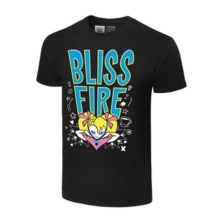 เสื้อยืดผ้าฝ้ายพิมพ์ลายแฟชั่น เสื้อยืด DIY WWE 2022 ใหม่ Alexa Bliss "Bliss Fire" ฉบับพิเศษ &gt;aN