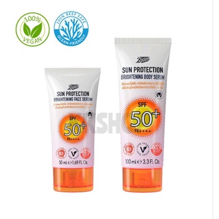 BOOTS SUN PROTECTION BRIGHTENING FACE SERUM SPF 50+ PA++++