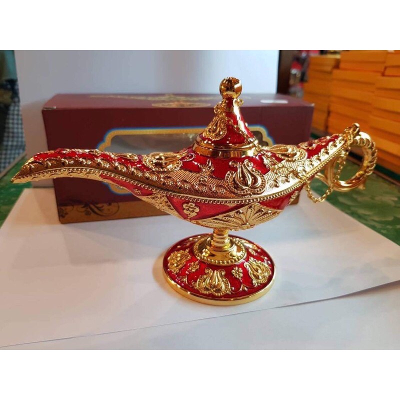 ตะเกียงอาลาดินใหญ่ Aladdin lamp สำหรับวางกำยาน ตั้งโชว์ ประดับตกแต่งบ้าน ราคา ถูกที่สุด ดีลบีเคเค แกลเลอรีภาพที่ 2