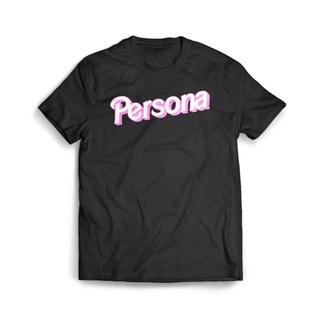 เสื้อผ้าผชเสื้อยืด ลายบาร์บี้ PersonaS-5XL