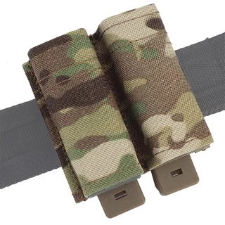 Idogear กระเป๋านิตยสารยุทธวิธี แบบคู่ 9 มม. พร้อมช่องใส่แข็ง MG-F-04