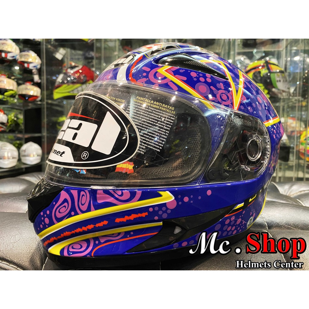 หมวกกันน็อค REAL Hornet GP Race ม่วง