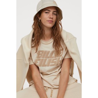 Billie Eilish Racer Name เสื้อยืดแขนสั้นพิมพ์ลาย Combed 30S แฟชั่น Unisex