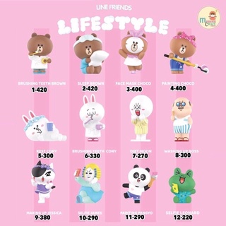 ❣️พร้อมส่ง...แบบตัวแยก❣️ 🌟 Pop Mart Line Friends - Lifestyle Series