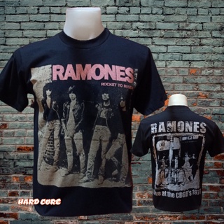 เสื้อวง RAMONES วงร็อค ไม่มีตะเข็บข้าง คอฟิต ป้ายUSA เสื้อร็อค เสื้อทัวร์ เสื้อวินเทจ วงดนตรีร็อคต่างประเทศ