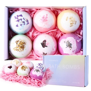 บาธบอม bath bomb bubble bath สบู่แช่ตัว สบู่ทำสปา กลิ่นดอกไม้ อโรม่า