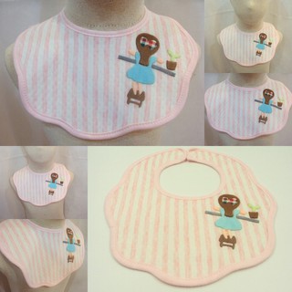 ผ้ากันเปื้อนเด็ก ผ้าฝ้าย 100% Cotton ลายเด็กผู้หญิง