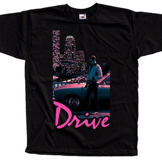 เสื้อยืดผ้าฝ้ายพิมพ์ลายเสื้อยืด พิมพ์ลายโปสเตอร์ภาพยนตร์ Drive V9 Ryan Gosling Dtg 2011 ไซซ์ S 5Xl