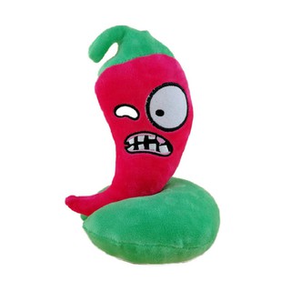 ความสูงน่ารักดี Plants Vs Zombies นุ่มตุ๊กตา PP ผ้าฝ้าย 19 เซนติเมตร Jalapenoplush Sucker จี้เล็ก ๆ น้อย ๆ ของเล่นสำหรับของขวัญเด็กทารก