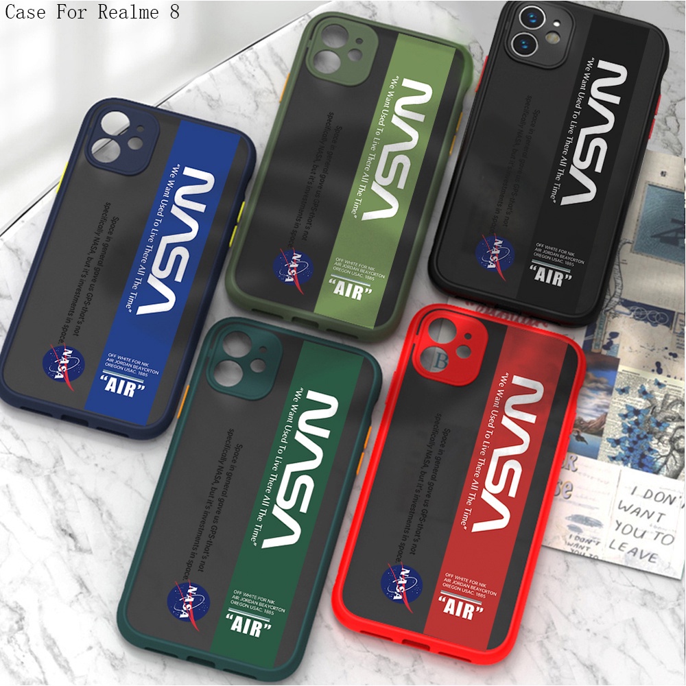 Realme 8 8i Pro C21 C21Y C25Y C20 C20A GT Master Neo 2  X7 5G เคสเรียวมี สำหรับ Case AIR NASA LOGO เ