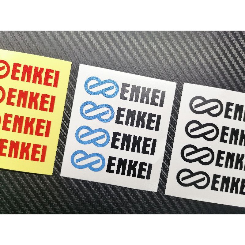 สติ๊กเกอร์แต่งรถ ENKEI ติดก้านแม็ค