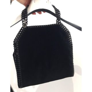 Stella mccartney - Falabella size mini - สีดำโซ่ดำ