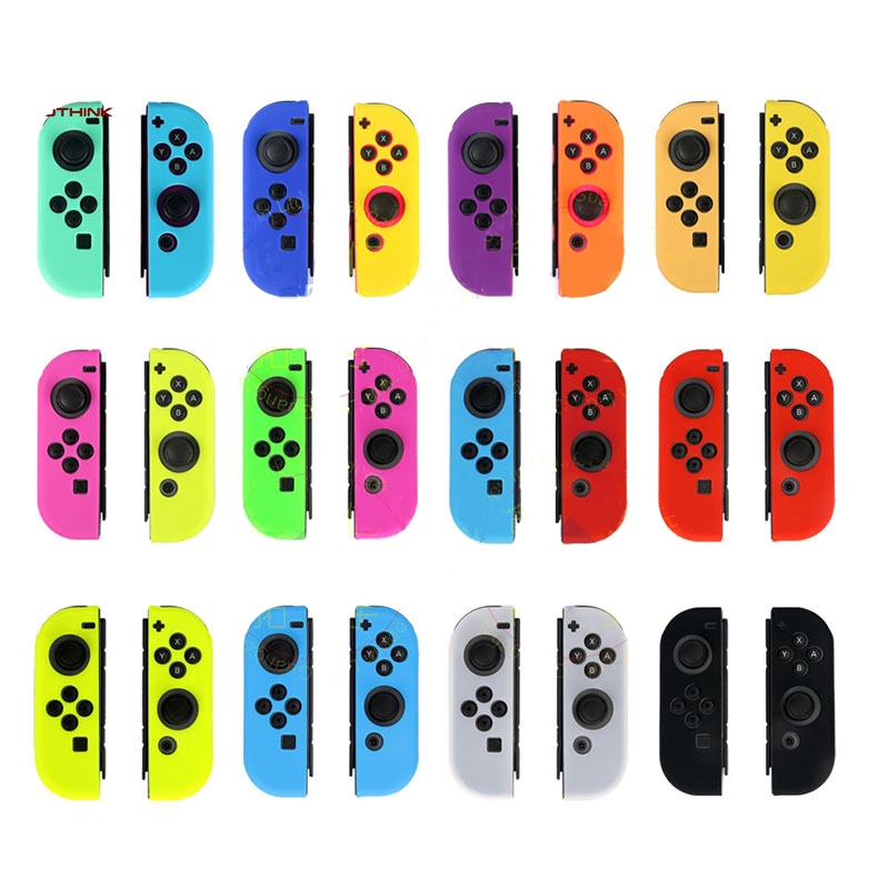 Joy-con กรณียางซิลิโคนผิวสําหรับ Nintend SWITCH Joy Con Controller สําหรับ Nintendoswitch NX NS Joyc