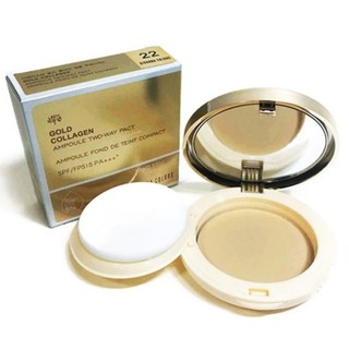 Sivanna Colors Gold Collagen Powder Two way Pact spf 15 PA+