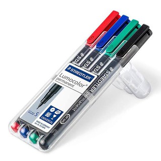 ปากกา Permanent Staedtler ชุด 4 สี