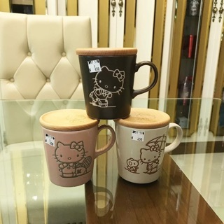 😍แก้ว Mug ลาย Hello Kitty มีฝาปิด น่ารักมากมาย