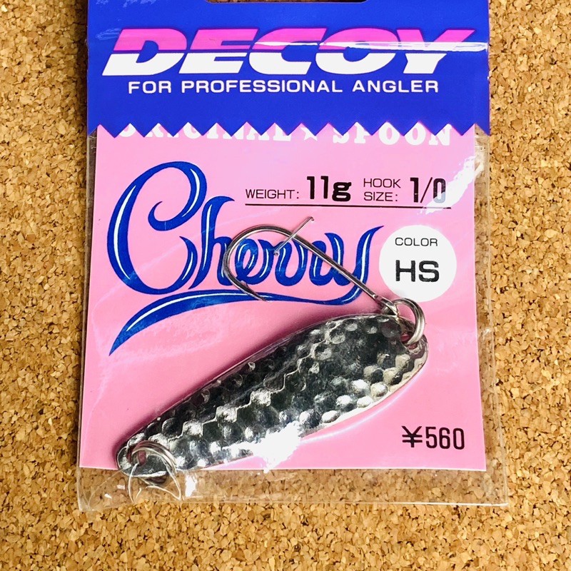 เหยื่อตกปลากระสูบ เหยื่อสปูน DECOY รุ่น Cherry เกร็ดรวงผึ้ง เงาวับ