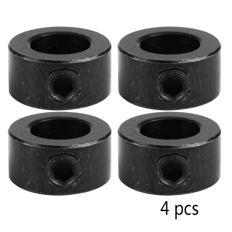 Doublebuy 4PCS 8MM Shaft Lock Collar สแตนเลส T8 สกรูตะกั่วล็อคแหวนบล็อกคอลัมน์แยกสําหรับ 3D เครื่องพ