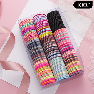 [ขายดี]❀ ยางรัดผมหางม้า แบบยืดหยุ่น ขนาด 3 ซม. 50 ชิ้น