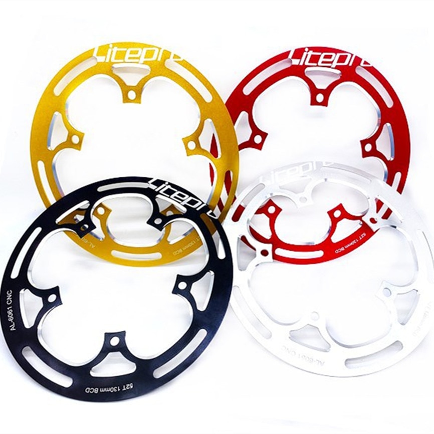 Litepro บังโคลนล้อจักรยาน แบบพับได้ สําหรับ LP 52 53T 54T 130BCD