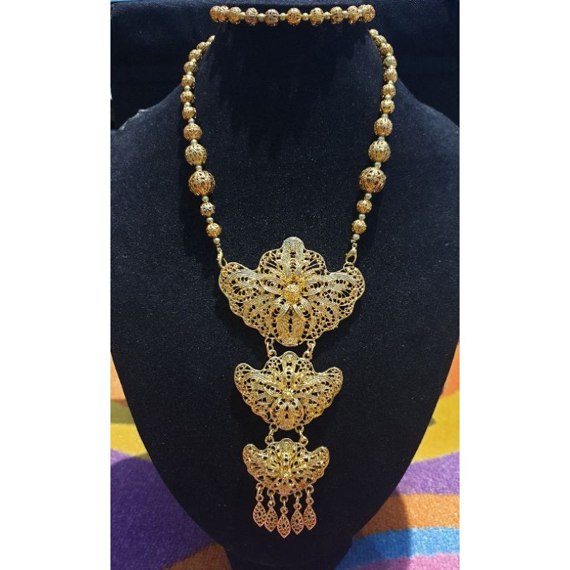 Kebaya สร้อยคอเข็มกลัด/สร้อยคอชาติพันธุ์