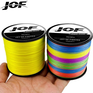 JOF 300M 12 Strands 9 Strands 20-120LB PE Braided Fishing Wire Multifilament Super Strong Smoother Anti-bite Cord