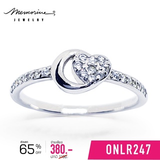 Memorine Jewelry แหวนเงินแท้ 925 ฝังเพชรสวิส (CZ) : ONLR247