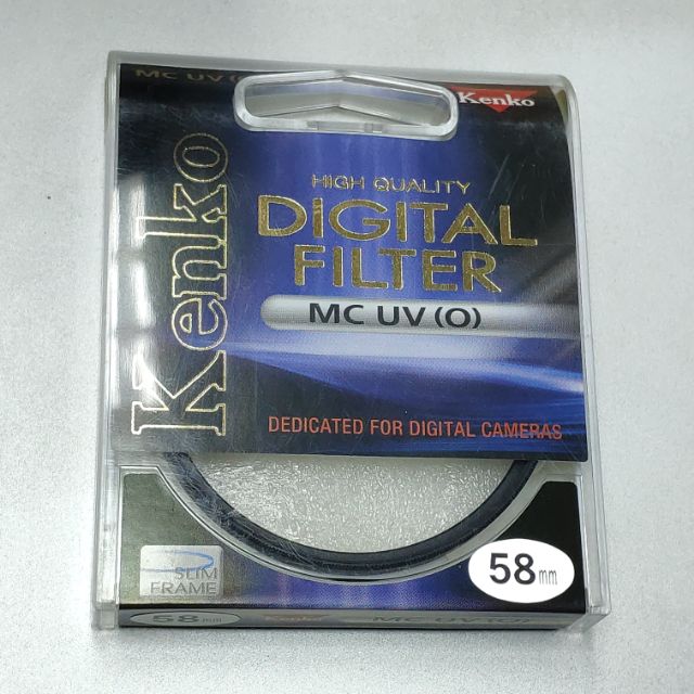 Filter Kenko MC​UV (0) 58mm slim ไม่ติดฮู้ด​ มือสอง