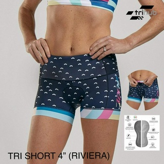 ZOOT W TRI 4 INCH SHORT (RIVIERA) กางเกงไตรกีฬาผู้หญิง 🏊🏻‍♀️🚴🏻‍♀️🏃🏻‍♀️