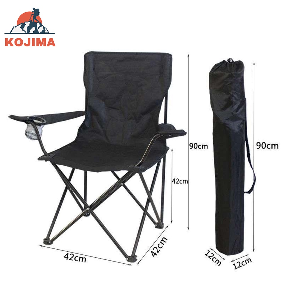 KOJIMA เก้าอี้สนาม เก้าอี้แคมป์ปิ้ง เก้าอี้ตกปลา เก้าอี้พับได้ เก้าอี้กลาง camping chair
