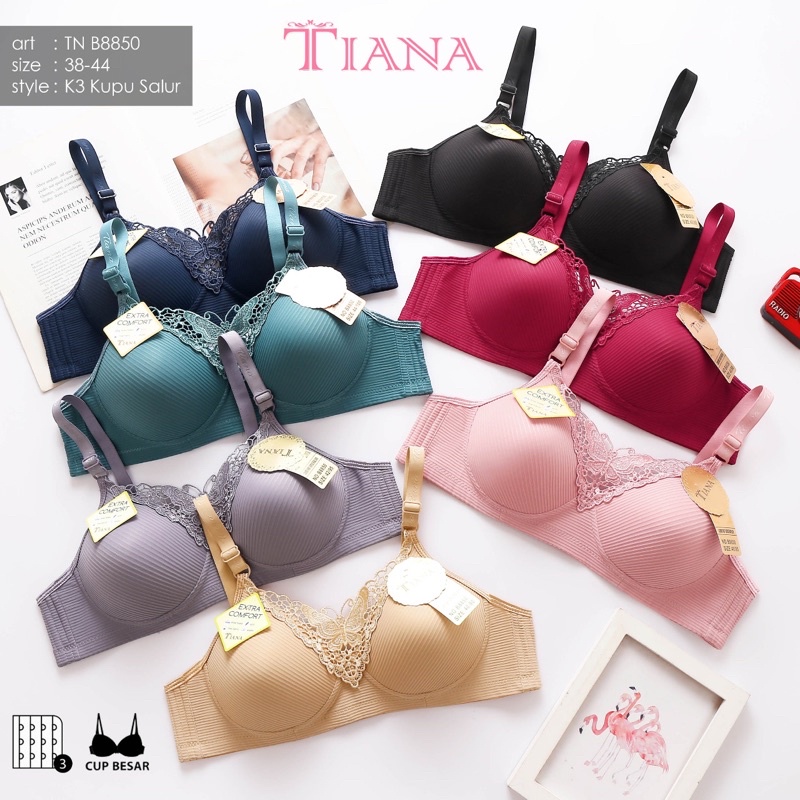 TIANA TIANA | บราสีพื้นใส่สบาย / ไร้สาย / ผีเสื้อ 326