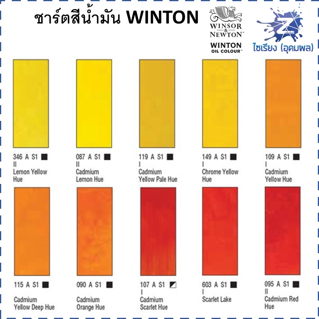 (1หลอด) สีน้ำมัน Winton (Winsor & Newton) ขนาด 37 ml. มีทุกสี แจ้งสีในแชท