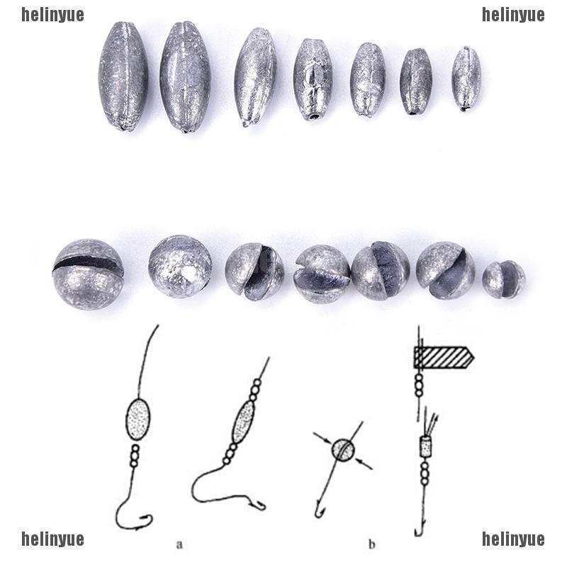 เฮล❤ อุปกรณ์ตกปลา ตะกั่วถ่วงน้ําหนัก 0.35 กรัม -2