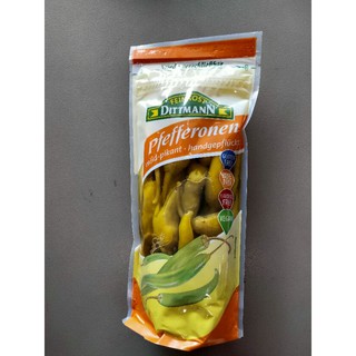 Dittman Pfefferonen พริกหวานในน้ำเกลือและน้ำส้มสายชู 125g