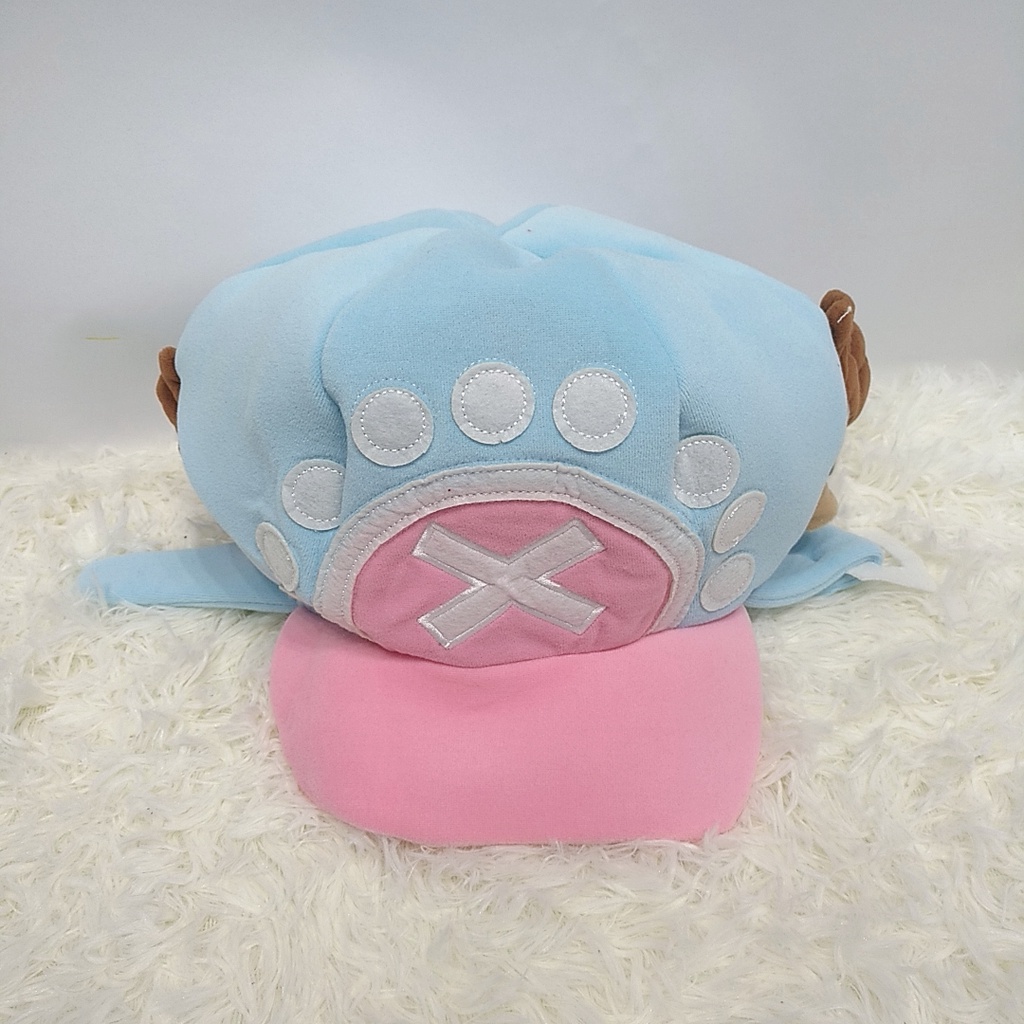 หมวกคอสเพลย์ การ์ตูนอนิเมะญี่ปุ่น One Piece Tony Chopper ผ้าฝ้าย ให้ความอบอุ่น เหมาะกับของขวัญฤดูหนาว สําหรับเด็ก