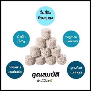 วัสดุกรอง 3D Filter Media วัสดุกรองเซรามิค มีเดีย เครื่องกรอง กรองนอก กรองแขวน ตู้ปลา ตู้ไม้น้ำ | บ้านไม้น้ำ🌿